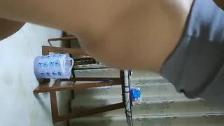 小情侣吃吃喝喝酒饱饭足就开始玩穴了，白虎超干净道具自慰，向往的生活第02集